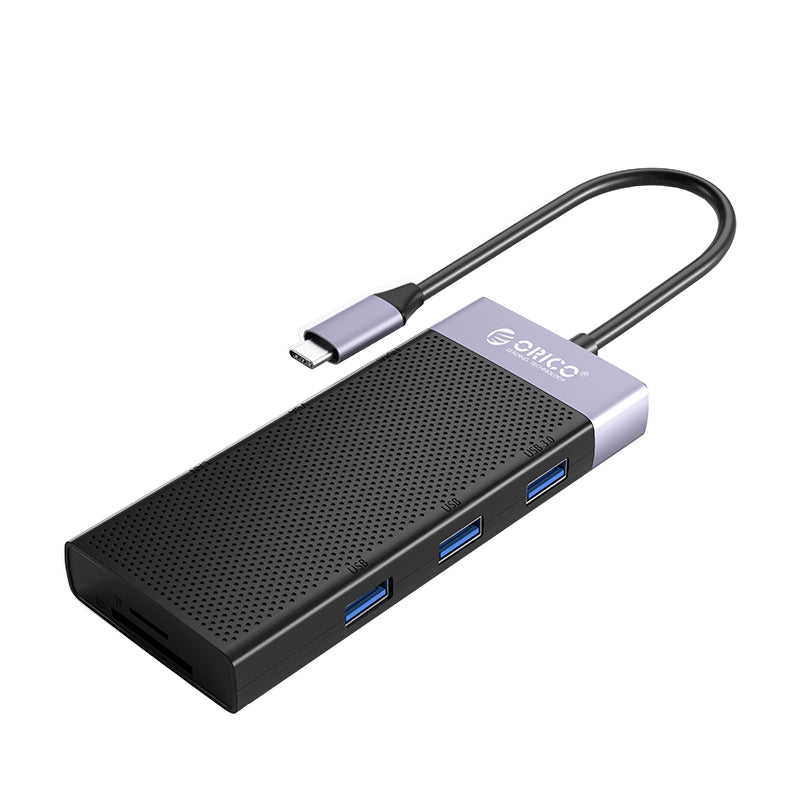 Orico 10 Port Usb-C Pd Hub2Xusb Hdmi Vga Tf