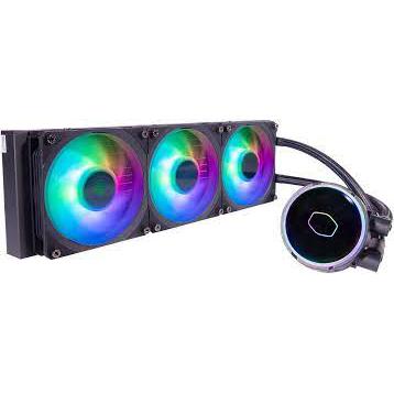 Cooler Master Pl360 Flux 360Mm Aio Cooler Dual Pump Chamber Low Profile Radiator Dual Loop Argb Pump