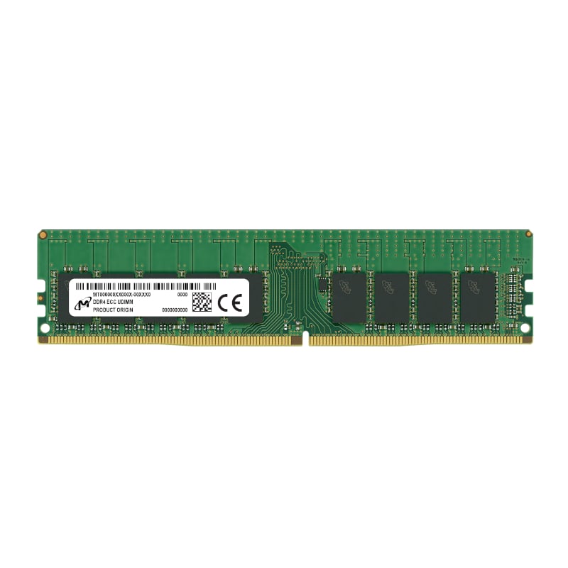 Micron Mta18Asf4G72Az-3G2R 32Gb 3200Mhz Ddr4 Ecc Udimm Memory