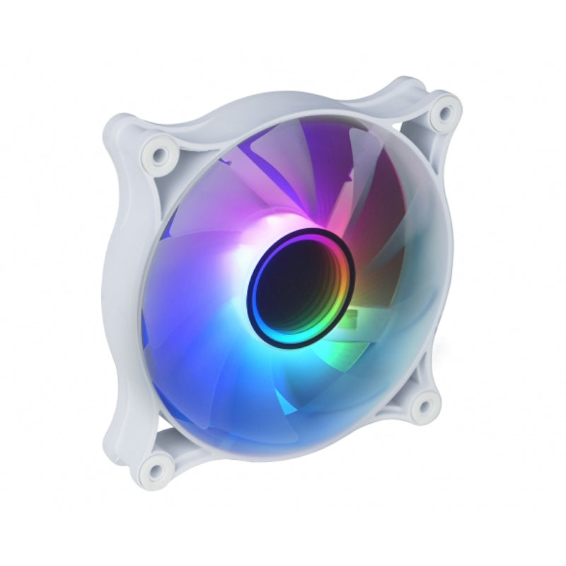 Raidmax Nv-It120Fwr3 120Mm 3Pin Argb 3Pack Case Fan - White