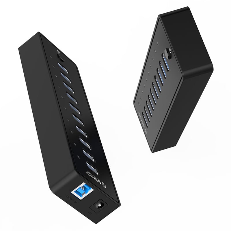 Orico Ind Hub Usb3.0 (Pwr) 10Xusb Bk