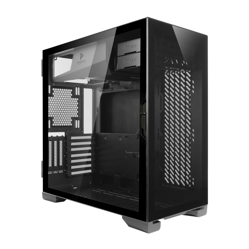 Antec P120 Crystal White Tempered Glass Side Front Atx Gaming Chassis Black