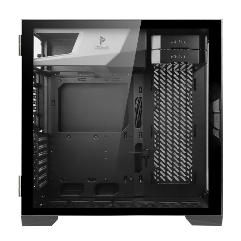 Antec P120 Crystal White Tempered Glass Side Front Atx Gaming Chassis Black