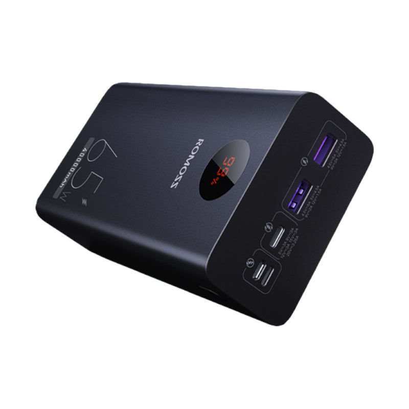 Romoss Zeus 40000Mah 65W Power Bank Blk