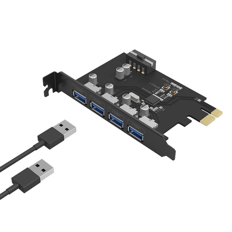 Orico 4 Port Usb3.0 Pci-E Expansion Card