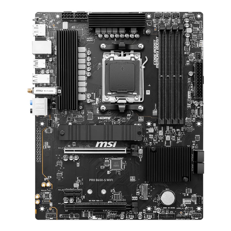 MSI PRO B650 S WIFI AMD AM5 ATX Gaming Motherboard