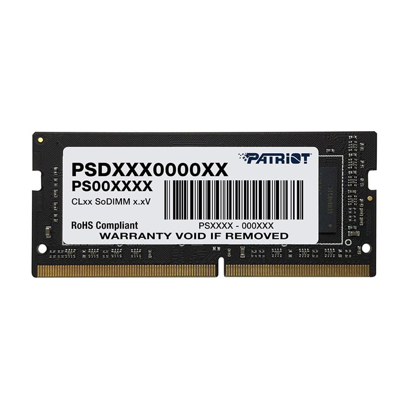 Patriot Signature Line 8Gb Ddr4 2666Mhz Single Rank Sodimm Notebook Memory