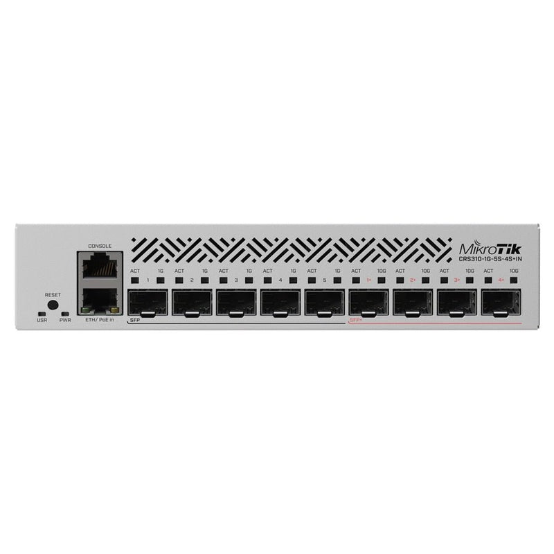 Mikrotik Cloud Router Switch 5 Port Sfp 4 Sfp+ Crs310-1G-5S-4S+In