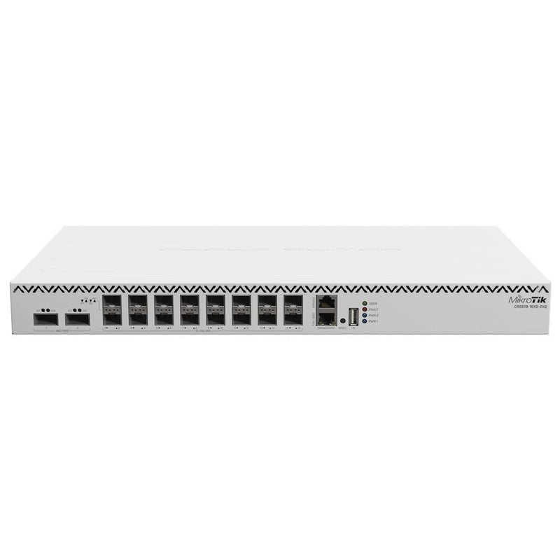 Mikrotik Cloud Router Switch 16 Port Sfp28 2 Qsfp28 Crs518-16Xs-2Xq-Rm