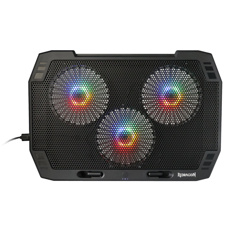 Redragon Gaming Laptop Stand Rgb 3 Fan B