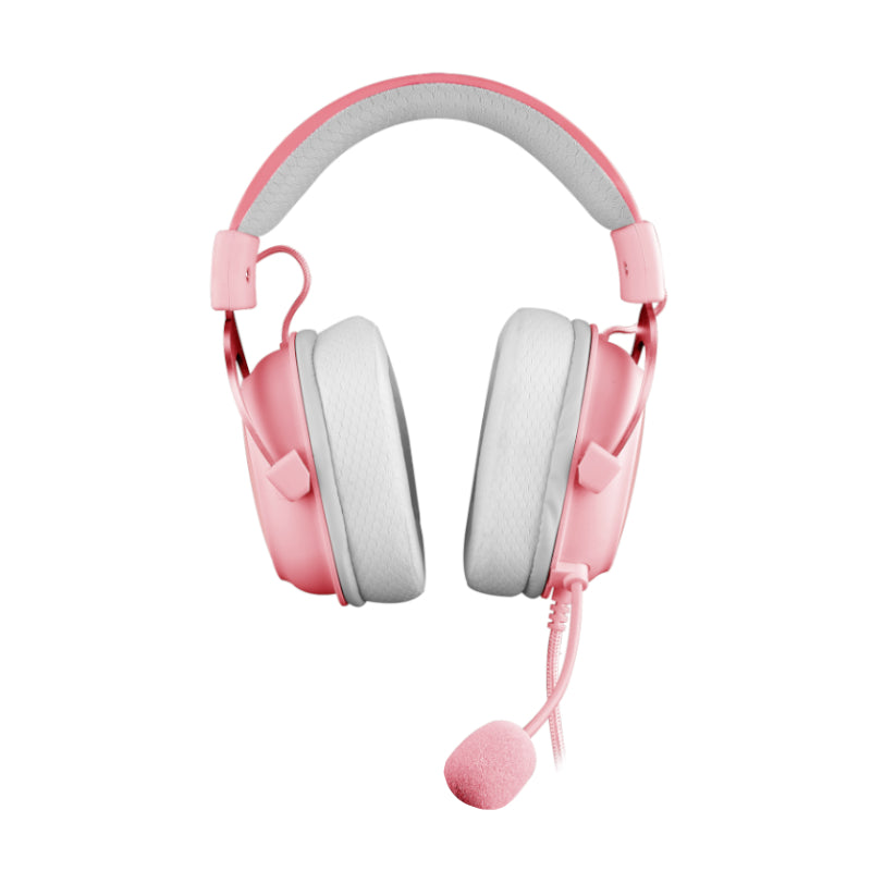 Redragon Over-Ear Zeus-X Usb Rgb Gaming Headset - Pink