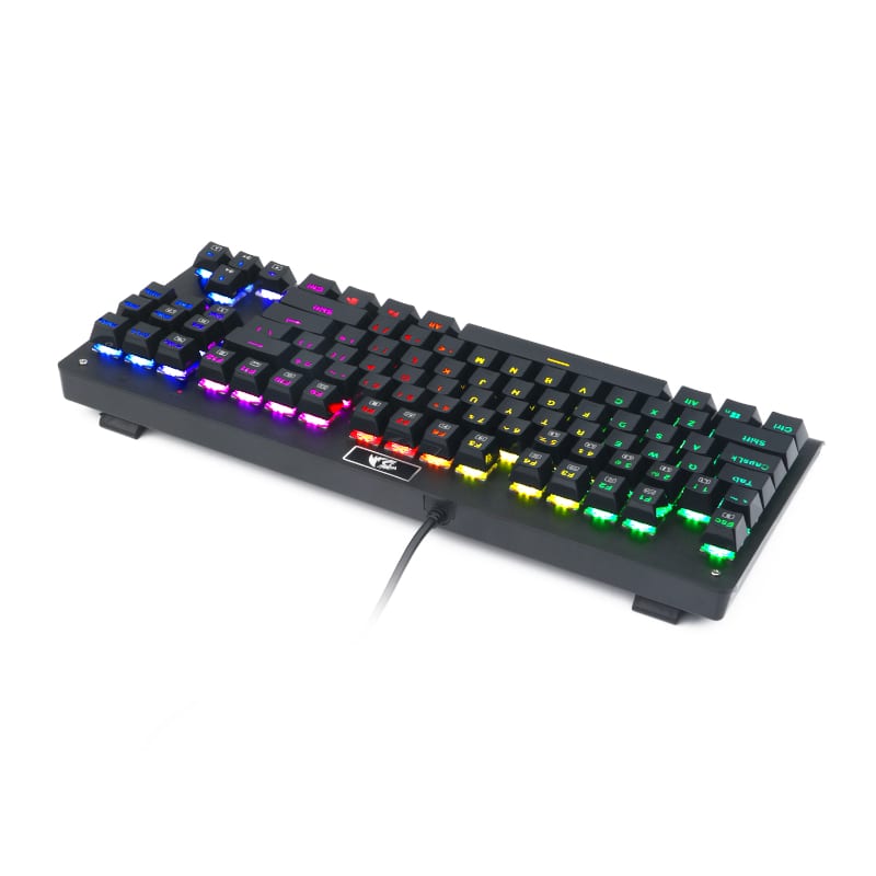 Redragon Dark Avenger Rgb Mechanical Gang Keyboard - Black