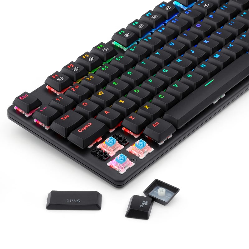 Redragon Shrapnel Rgb Mechanical Gang Keypad - Black