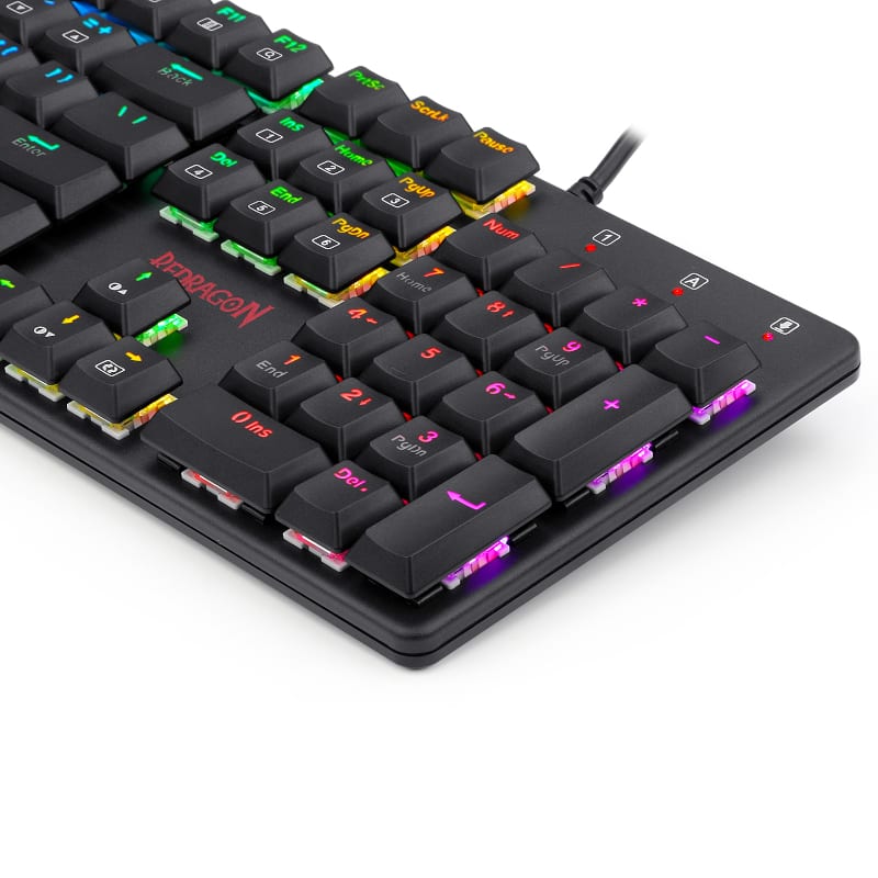 Redragon Shrapnel Rgb Mechanical Gang Keypad - Black