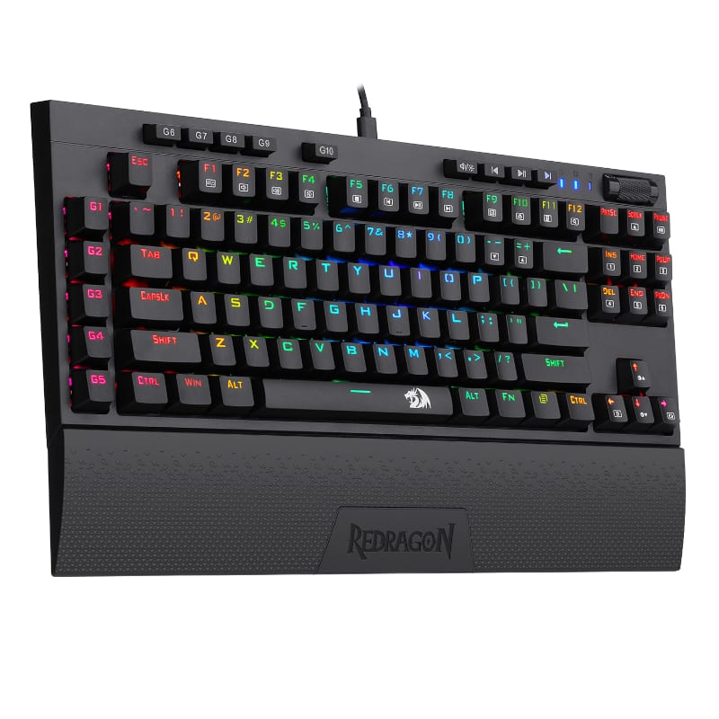 Redragon Vishnu Mechanical Wireless Gang Keyboard - Black