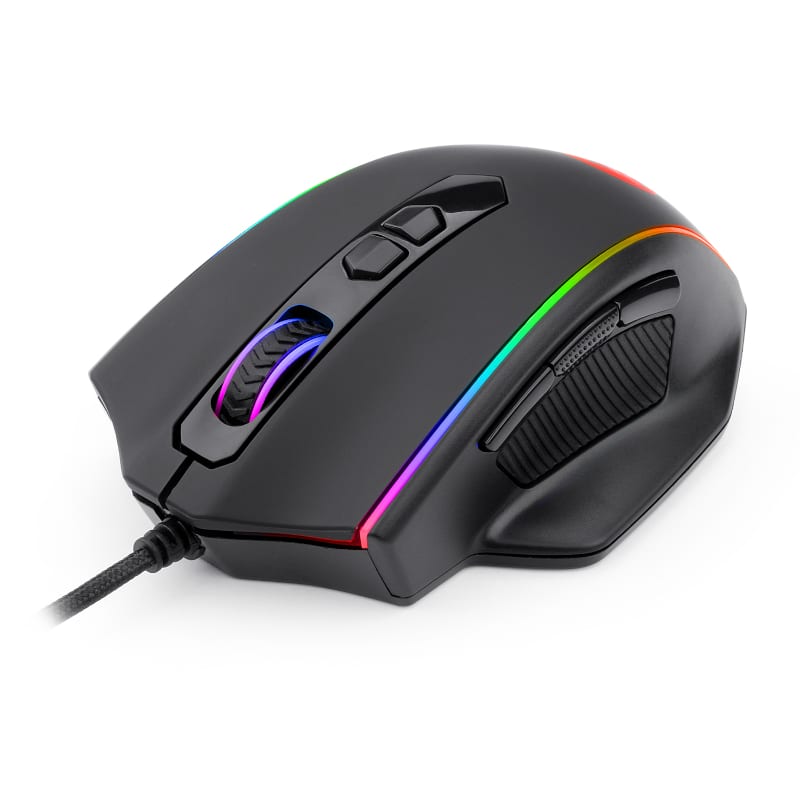 Redragon Vampire 10000dpi Rgb Gaming Mouse - Black