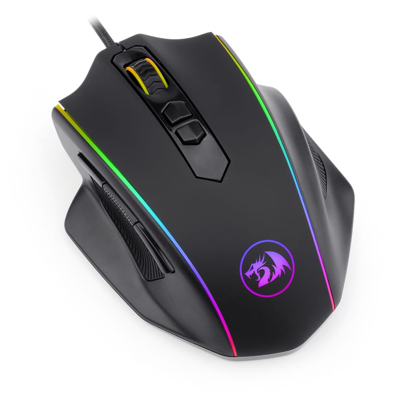 Redragon Vampire 10000dpi Rgb Gaming Mouse - Black