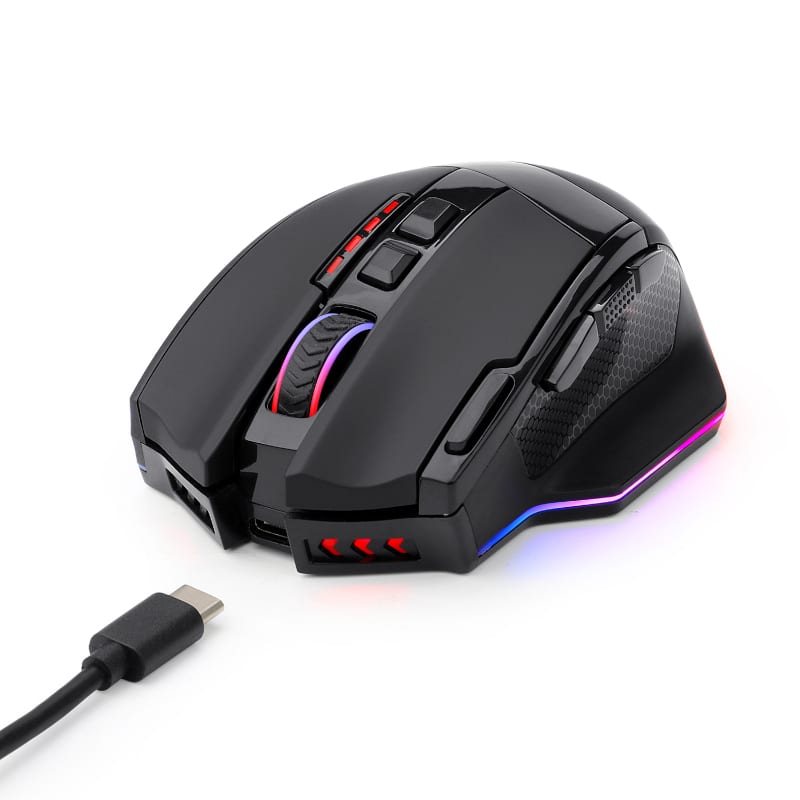 Redragon Sniper Pro 16000dpi Wireless Rgb Gaming Mouse - Black