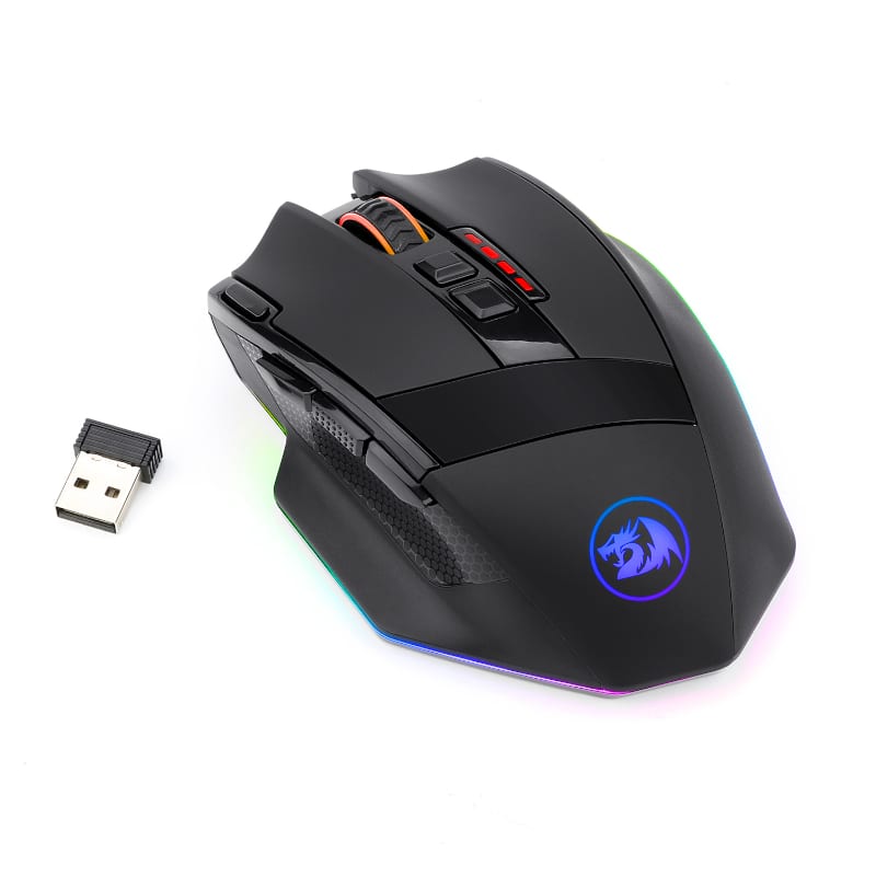 Redragon Sniper Pro 16000dpi Wireless Rgb Gaming Mouse - Black