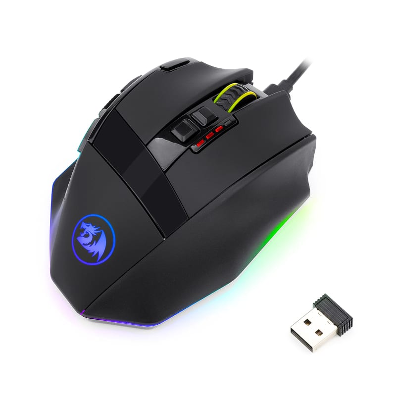 Redragon Sniper Pro 16000dpi Wireless Rgb Gaming Mouse - Black