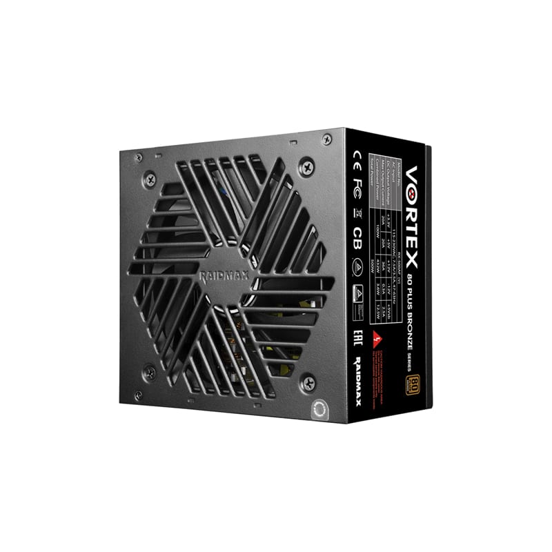 Raidmax Rx-5Af-V Vortex 500W 80 Plus Bronze Non-Modular Power Supply