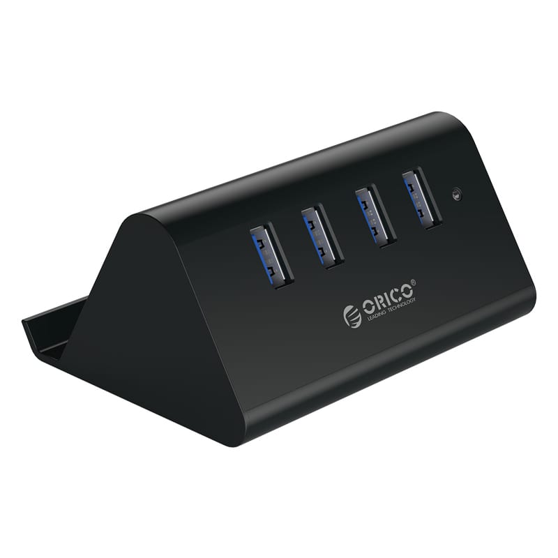 Orico 4 Port Usb3.0 Tablet Stand Hub - Black