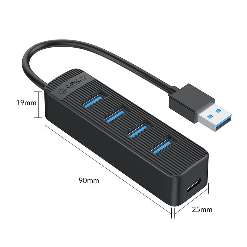 Orico 4 Port Usb 3.0 Hub - Black