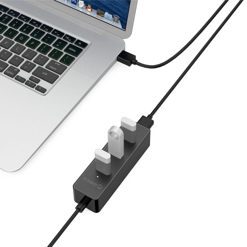 Orico 4 Port Usb3.0 Hub - Black