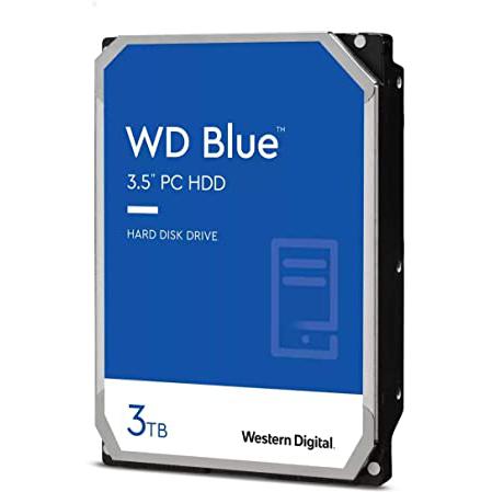 Western Digital Blue 3Tb 256Mb Cache Sata Iii 6.0Gb S 3.5 Inch Hard Drive, , 2 Year Warranty