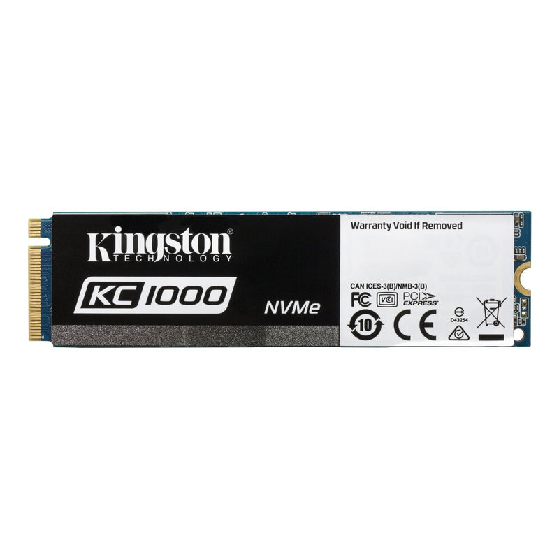 Kingston 480Gb Kc1000 Pcie Gen3 X 4 Nvme (M.2 2280) Warranty 5 Yrs