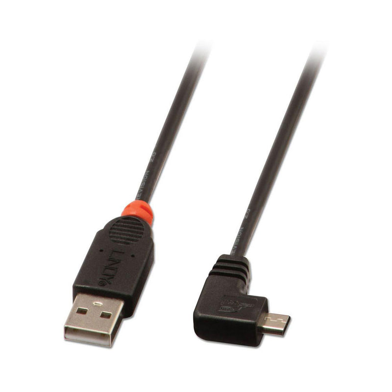 Lindy Usb2.0 Am To Micro-B 90 Degree Cable - 2M