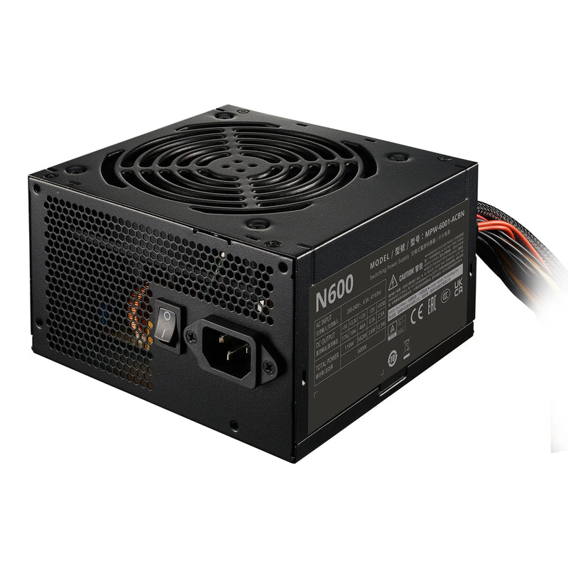 Cooler Master Elite 600W 230v - Active Power Factor Correction; Higher Temperature Resistance; 75% Average Efficiency.