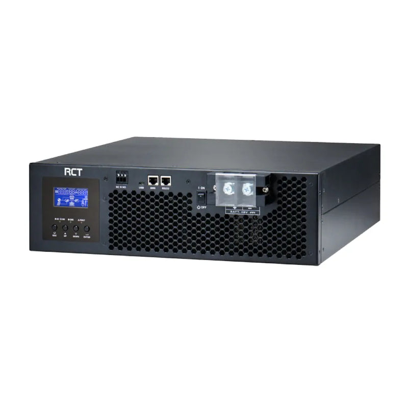 Rct Axpert King 5Kva Rack Mount Ups - Wide Input Range, Hot-Swappable Batteries, Network Management, And Parallel Kit Included