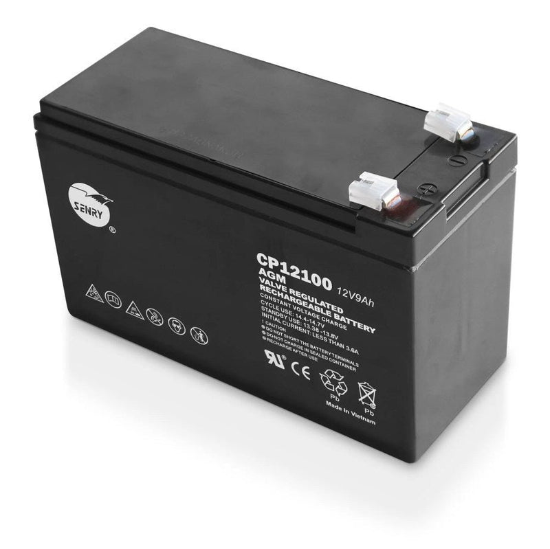 Rct Senry 12V Dc 9Ah Rechargeable Sealed Agm Battery