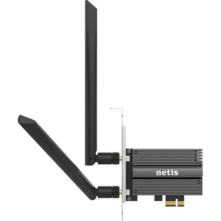 Netis 3000Mbps High Power PCI-E Wireless Adapter/2*5dBi Dual Band Detachable Antenna