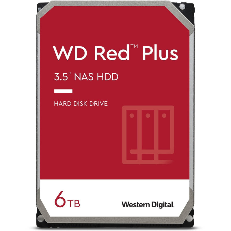 Western Digital Red Plus 6Tb 3.5 Nas Hdd 256Mb