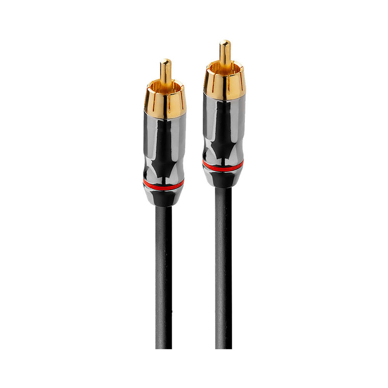 Lindy Phono Male To Phone Male Gold Plated Cable - 0.5M