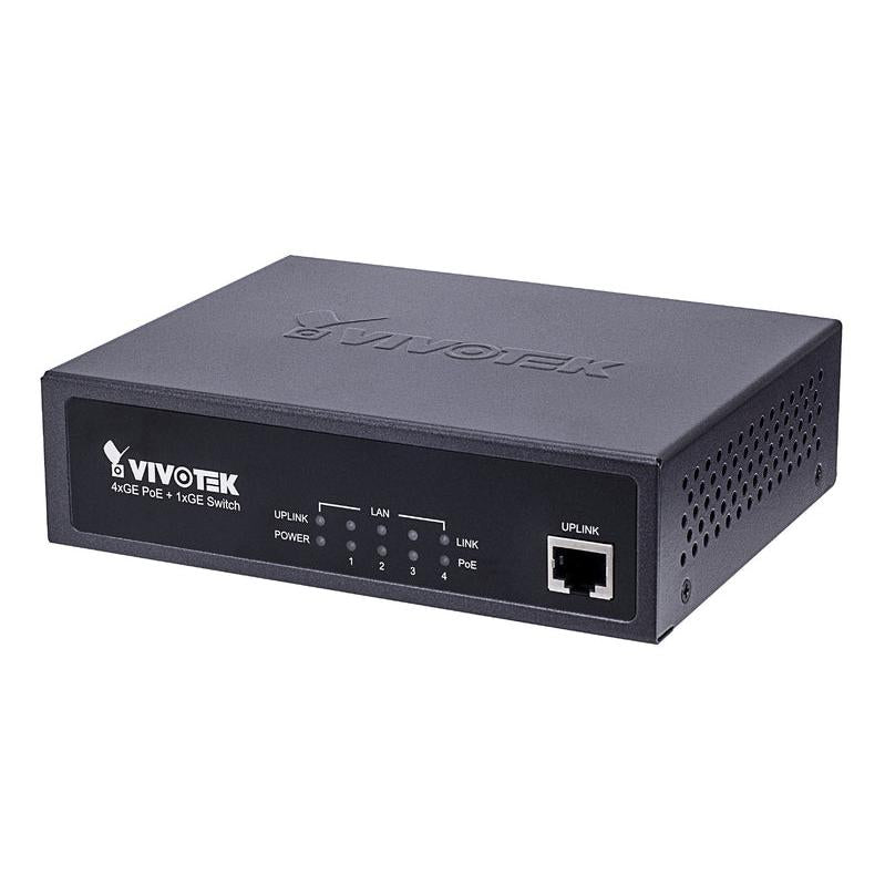 Vivotek Unmanaged 4Xge Poe + 1Xge Switch