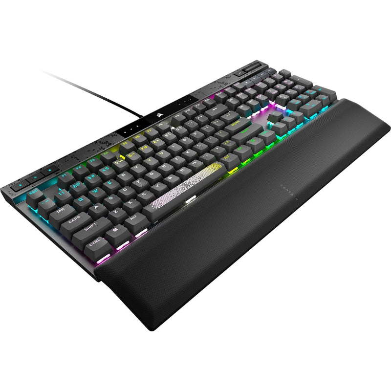 CORSAIR K70 MAX RGB Magnetic-Mechanical Gaming Keyboard; Adjustable CORSAIR MGX Switches; Steel Gray