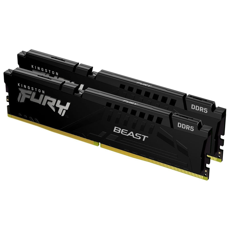 Kingston 32Gb 4800Mhz Ddr5 Cl38 Dimm Kit Of 2 Fury Beast Black