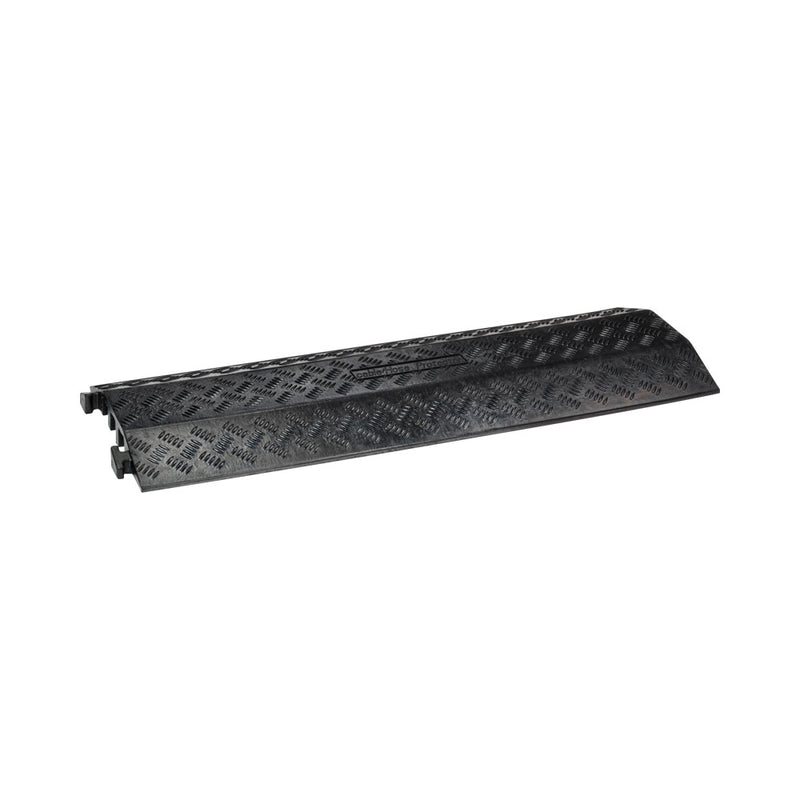 3-Channel 350Mm Wide Rubber Cable Ramp