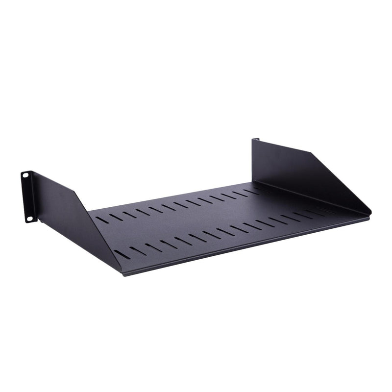 Zone Enclosures 330Mm 2U Front Mount Shelf Up To 30Kg Black