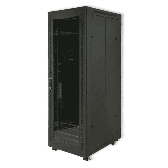 RCT 12U Server Cabinet 600X1000 Perforated AP6012.PER.B with Glands + Screw