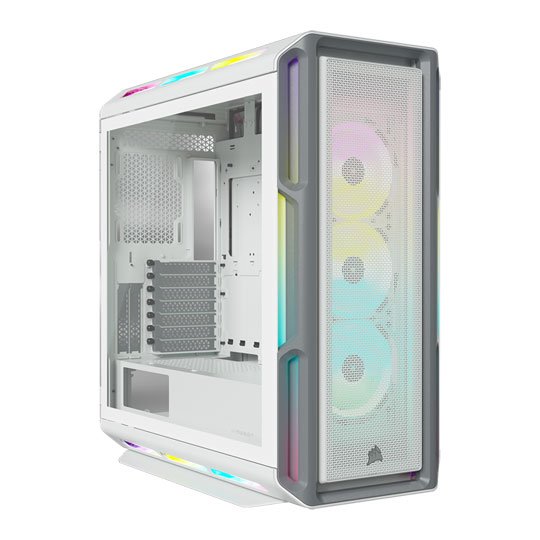 Corsair Icue 5000T Tempered Glass Mid-Tower; White