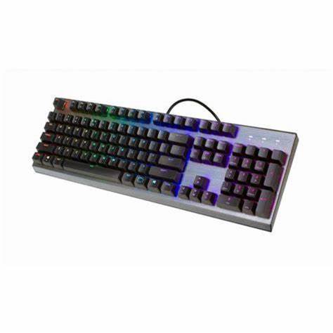 Cooler Master Ck352 Rgb Gaming Keyboard Brushed Aluminum Blue Switches Brushed Aluminum