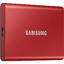 Samsung T7 Shield 2 Tb Usb 3.2 Portable Ruggedised Ssd - Red