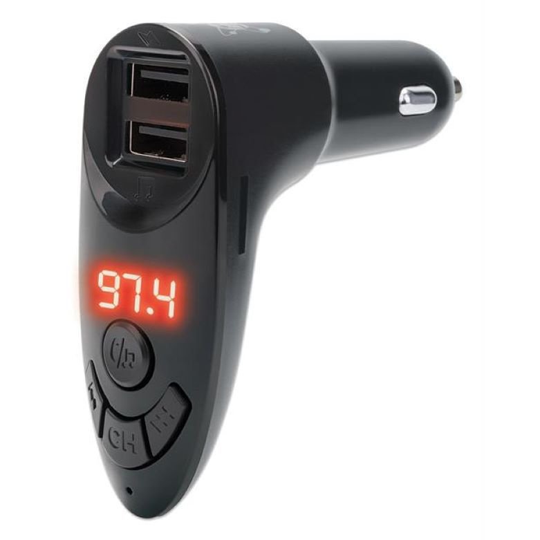 Manhattan Sound Science Bluetooth FM Transmitter with 2