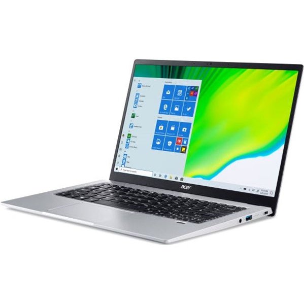 Acer Swift 1 14'' FHD IPS N4500 4GB OB 256GB PCIe NVMe SSD Wifi6+BT5 B/L KB FPR Win11 Home Silver (SF114-34-C1Y6)