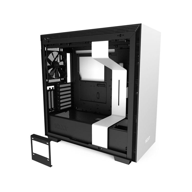 Nzxt H710I White/Black Premium Atx Mid-Tower With Lighting And Fan Control