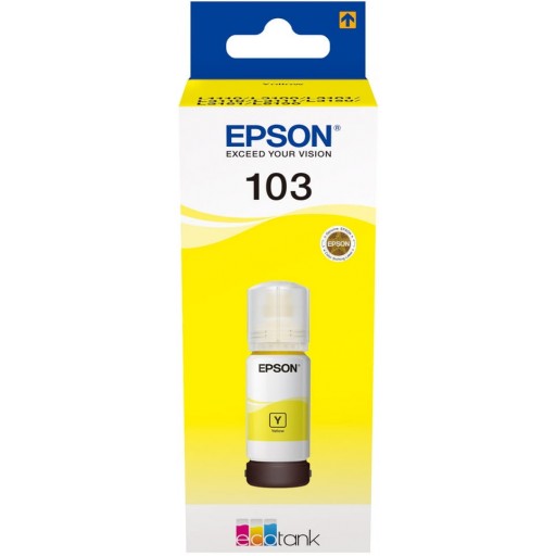 Epson 103 Ecotank Yellow Ink Bottle 65ml